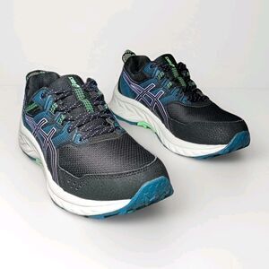 Asics Women's Size 8 Gel-Venture 9 Cushioned Trail Running Shoes Black 1012B314
